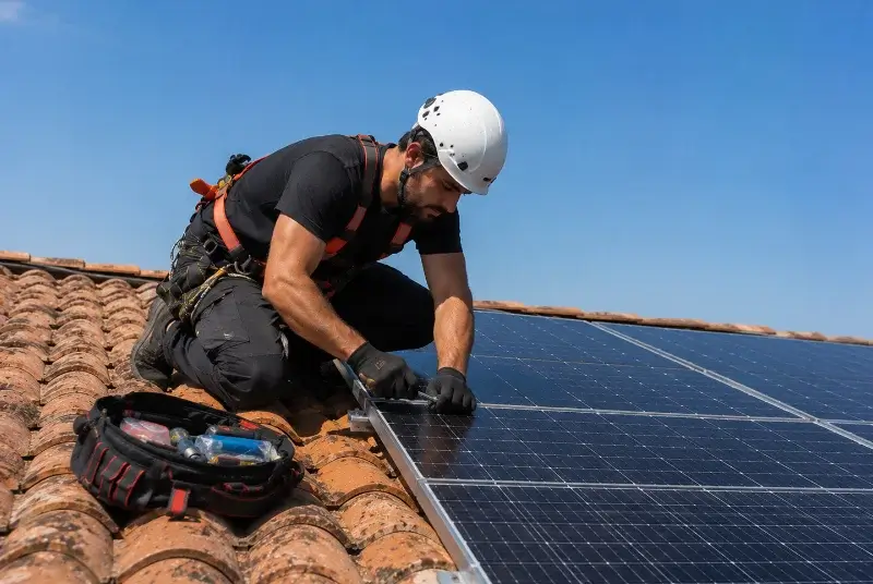 Maintenance et monitoring de panneaux solaires à Nouvoitou