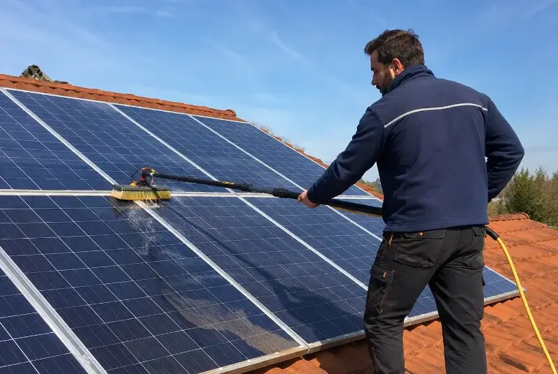 Nettoyage et entretien de panneaux solaires à Nouvoitou